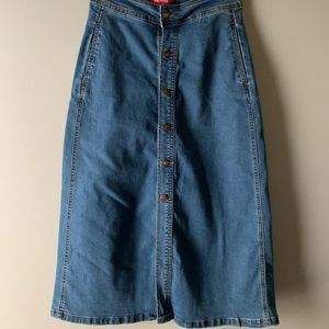 Vintage jean skirt